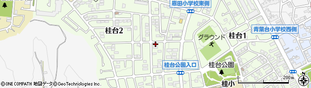 神奈川県横浜市青葉区桂台2丁目15-11周辺の地図