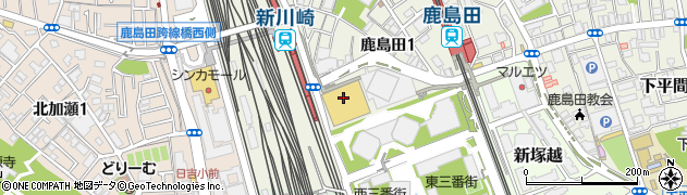 新川崎スクエア周辺の地図