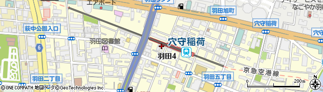 株式会社吹上ランドリー　羽田工場周辺の地図