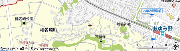千葉県千葉市緑区椎名崎町周辺の地図