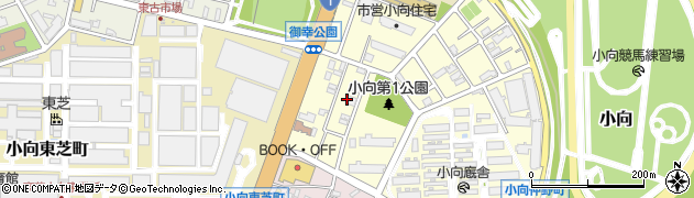 神奈川県川崎市幸区小向仲野町2周辺の地図