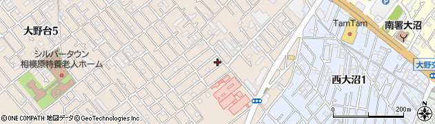 相模原大野台七郵便局周辺の地図