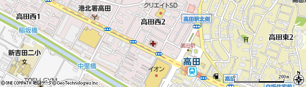 横浜市高田地域ケアプラザ周辺の地図