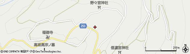 長野県下伊那郡大鹿村大河原2261周辺の地図
