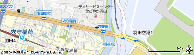 東京都大田区羽田旭町16周辺の地図