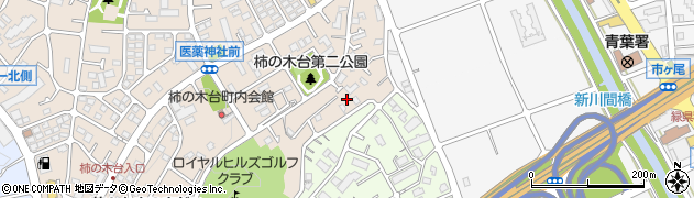 神奈川県横浜市青葉区柿の木台23周辺の地図