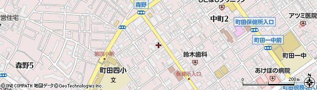 ポーラ化粧品町田営業所周辺の地図
