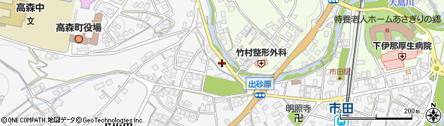 株式会社キタハラ　高森営業所周辺の地図