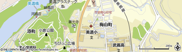 岐阜県美濃市1628周辺の地図