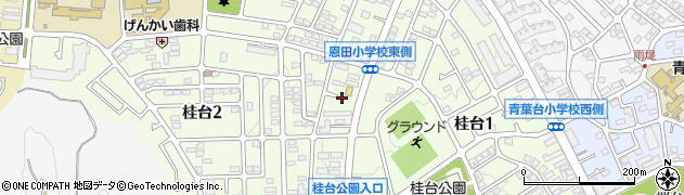 神奈川県横浜市青葉区桂台2丁目26周辺の地図