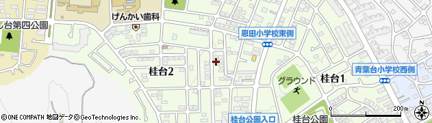 神奈川県横浜市青葉区桂台2丁目25-25周辺の地図