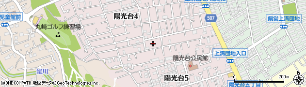 神奈川県相模原市中央区陽光台4丁目35周辺の地図