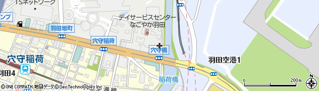 東京都大田区羽田旭町15-8周辺の地図