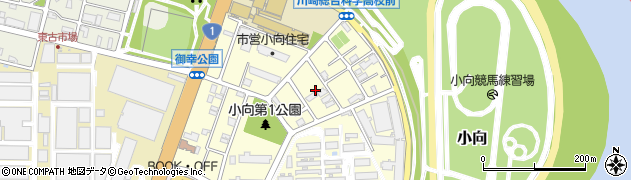神奈川県川崎市幸区小向仲野町11周辺の地図