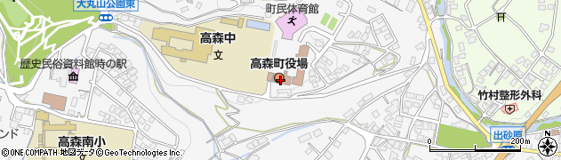 長野県下伊那郡高森町周辺の地図