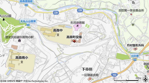 〒399-3100 長野県下伊那郡高森町（以下に掲載がない場合）の地図