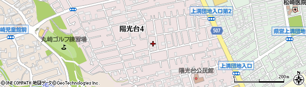 神奈川県相模原市中央区陽光台4丁目31周辺の地図