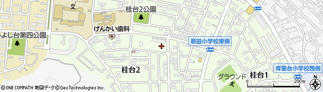 神奈川県横浜市青葉区桂台2丁目22-24周辺の地図