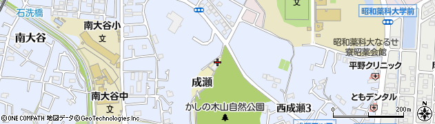 東京都町田市成瀬周辺の地図