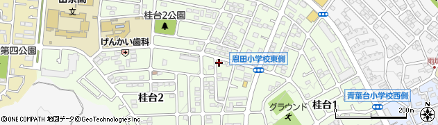 神奈川県横浜市青葉区桂台2丁目25-27周辺の地図