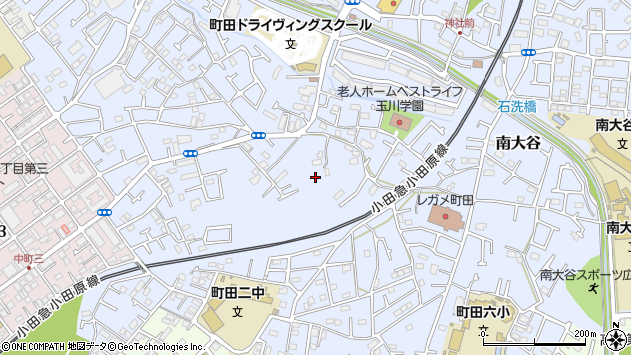〒194-0031 東京都町田市南大谷の地図