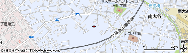 東京都町田市南大谷周辺の地図