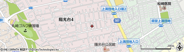 神奈川県相模原市中央区陽光台4丁目28周辺の地図