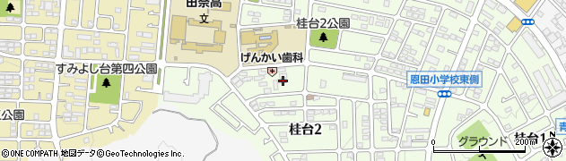 神奈川県横浜市青葉区桂台2丁目21-34周辺の地図