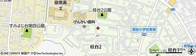 神奈川県横浜市青葉区桂台2丁目22-22周辺の地図
