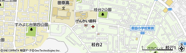 神奈川県横浜市青葉区桂台2丁目21-57周辺の地図