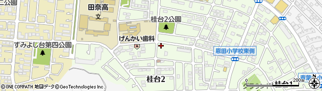 神奈川県横浜市青葉区桂台2丁目22-10周辺の地図