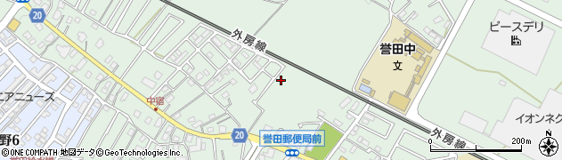 誉田下宿公園周辺の地図