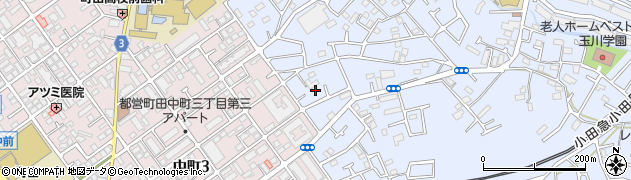 東京都町田市南大谷1407周辺の地図