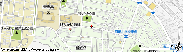 神奈川県横浜市青葉区桂台2丁目35-7周辺の地図