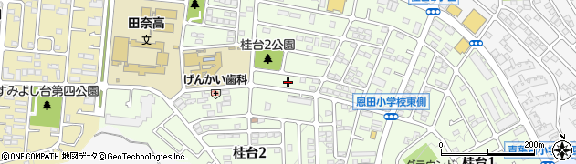 神奈川県横浜市青葉区桂台2丁目35周辺の地図