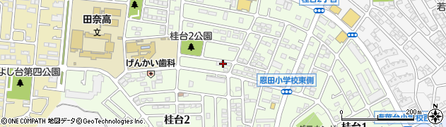 神奈川県横浜市青葉区桂台2丁目35-23周辺の地図
