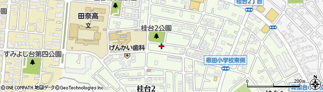 神奈川県横浜市青葉区桂台2丁目35-17周辺の地図