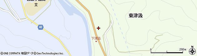 岐阜県揖斐郡揖斐川町東津汲1253周辺の地図