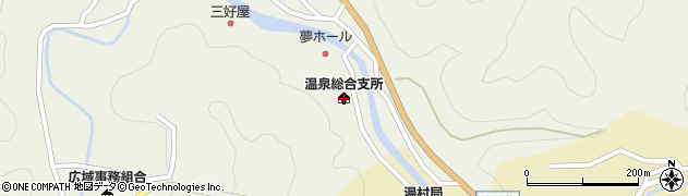 新温泉町温泉総合支所周辺の地図