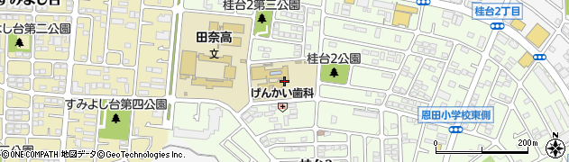 神奈川県横浜市青葉区桂台2丁目36周辺の地図