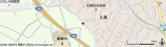 神奈川県相模原市中央区田名7105-1周辺の地図