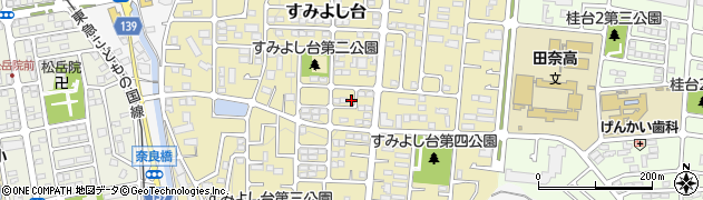 神奈川県横浜市青葉区すみよし台21-23周辺の地図