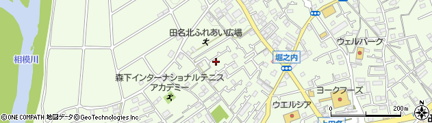 神奈川県相模原市中央区田名1858-17周辺の地図