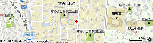 神奈川県横浜市青葉区すみよし台21-27周辺の地図
