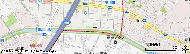 神奈川県横浜市都筑区東山田町84周辺の地図