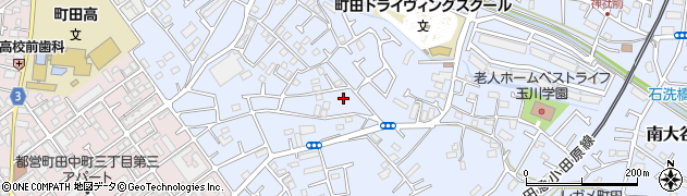 東京都町田市南大谷1385-8周辺の地図