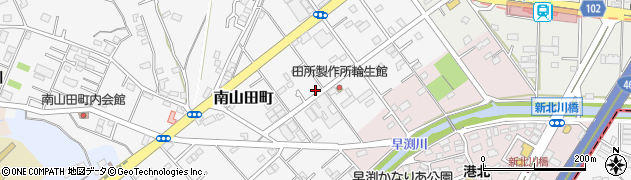 神奈川県横浜市都筑区南山田町周辺の地図