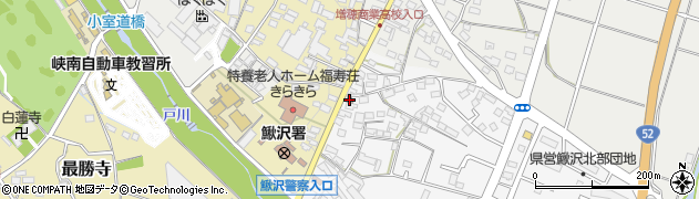 鰍沢新田簡易郵便局周辺の地図
