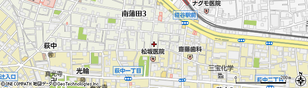 東京都大田区南蒲田3丁目13-23周辺の地図
