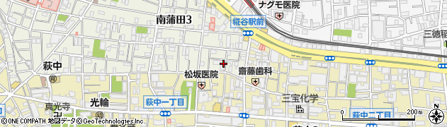 東京都大田区南蒲田3丁目13周辺の地図